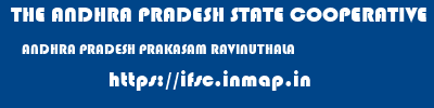 THE ANDHRA PRADESH STATE COOPERATIVE BANK LIMITED  ANDHRA PRADESH PRAKASAM RAVINUTHALA   ifsc code